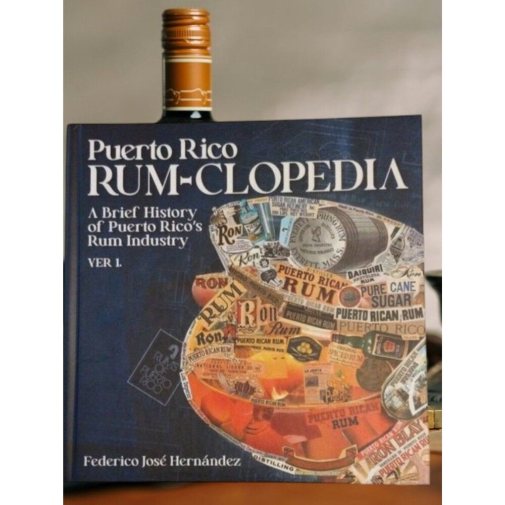 Puerto Rico Rum-Clopedia Hardcover Book Like New